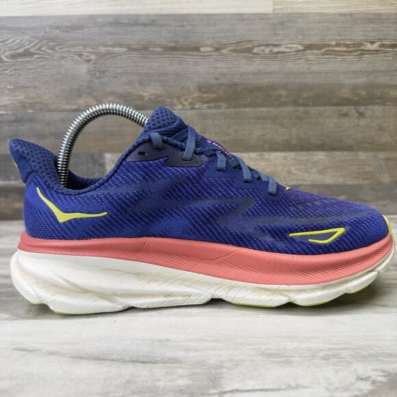 Hoka One One Clifton 9 Women's Size 8D Blue Running Shoes Sneakers 1132211 EVN - Picture 5 of 9